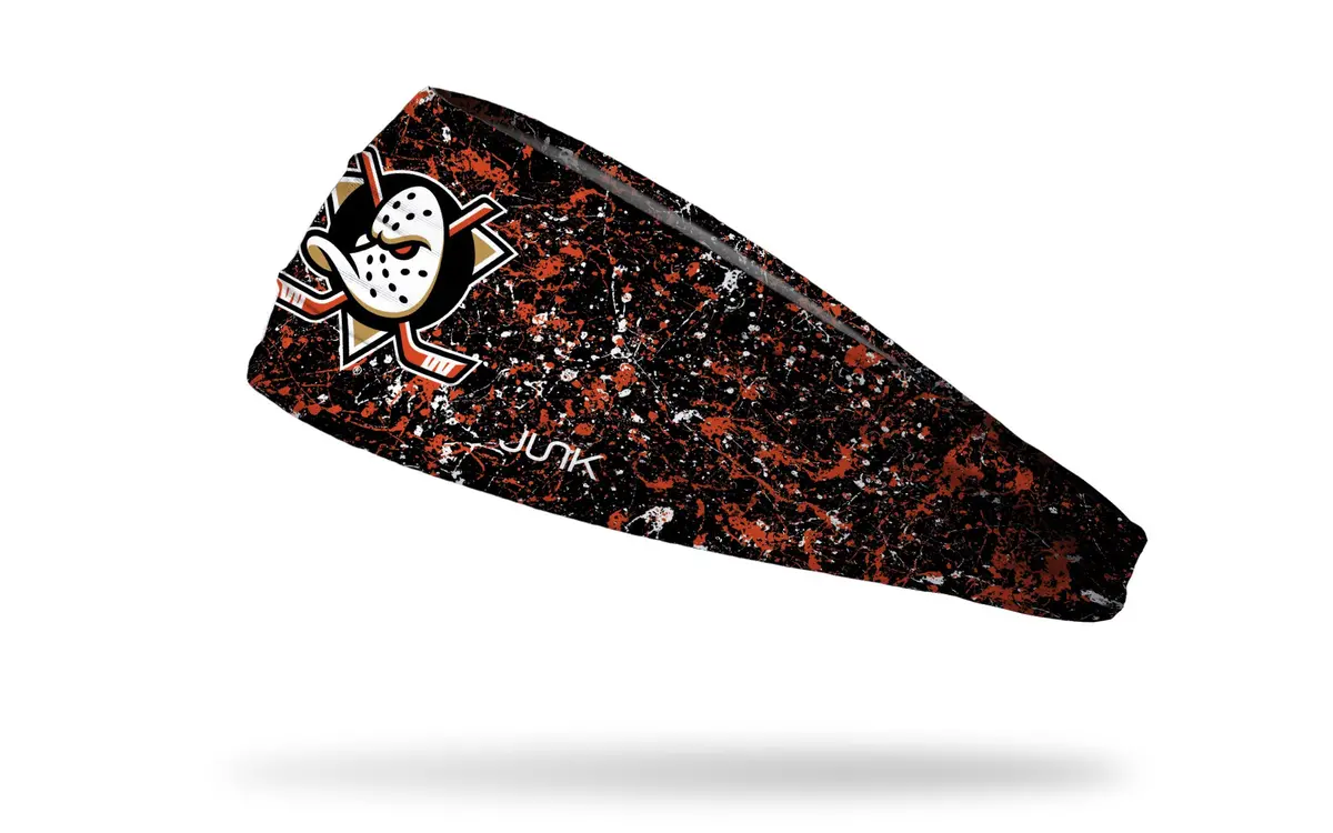 Anaheim Ducks: Splatter Big Bang Lite Headband 1