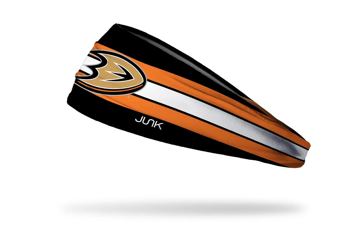 Anaheim Ducks: Stripe Big Bang Lite Headband 1