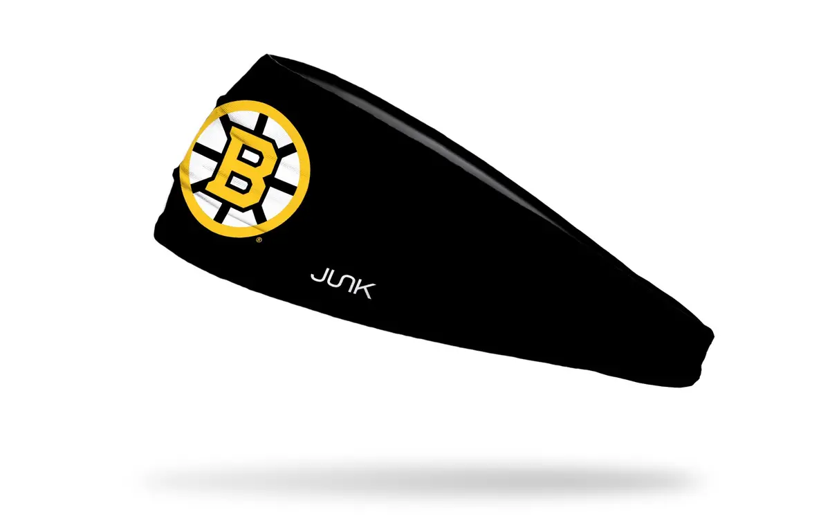 Boston Bruins: Logo Black Big Bang Lite Headband 1