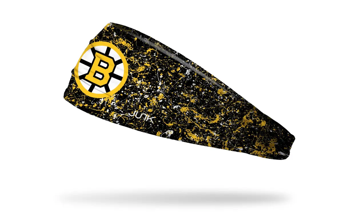 Boston Bruins: Splatter Big Bang Lite Headband 1