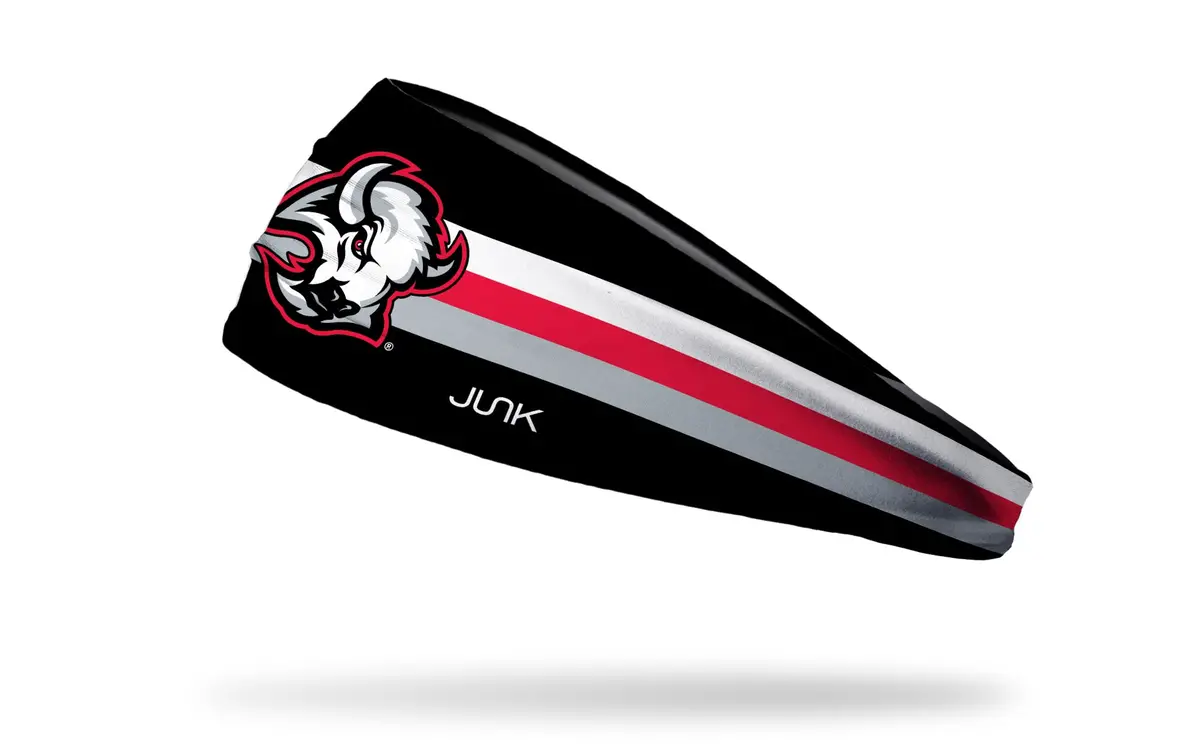 Buffalo Sabres: Black & Red Stripe Big Bang Lite Headband 1