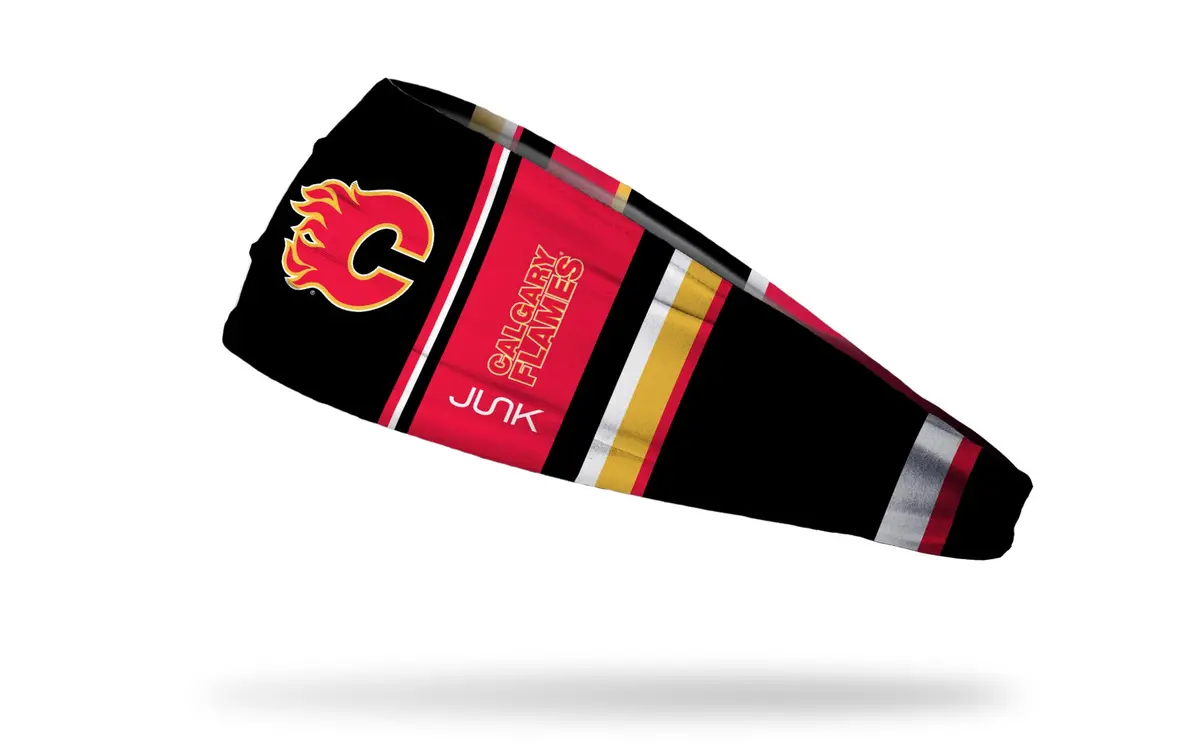 Calgary Flames: Bar Down Big Bang Lite Headband 1