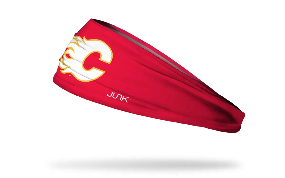 Calgary Flames: Logo Red Big Bang Lite Headband 1