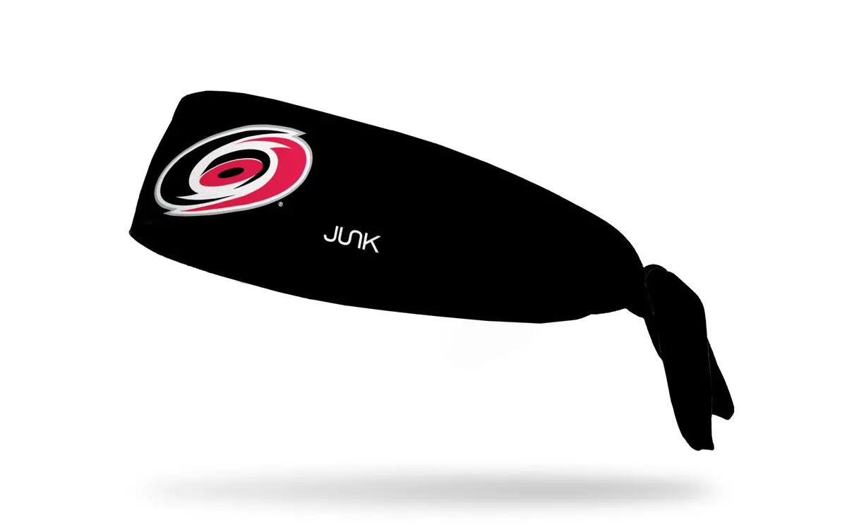 Carolina Hurricanes: Logo Black Flex Tie Headband 1