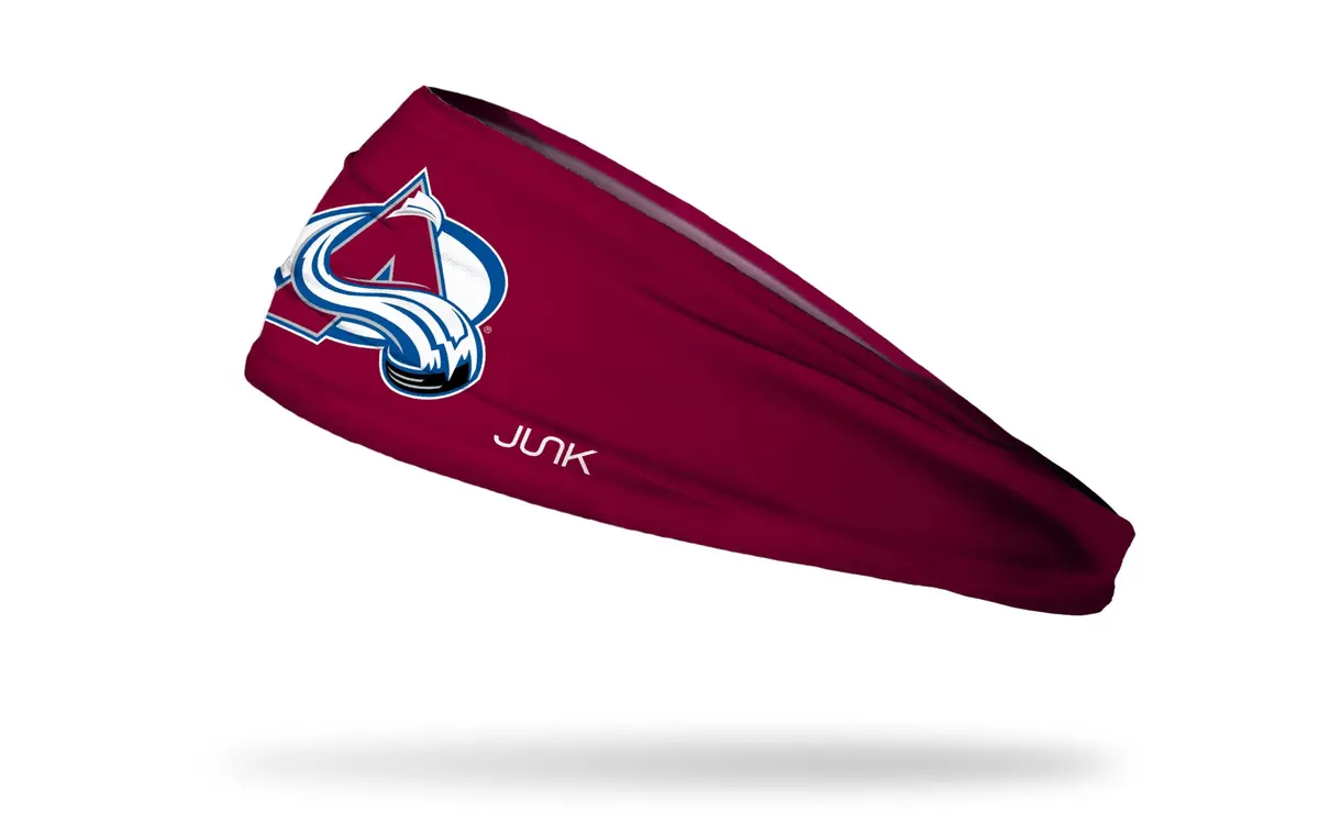 Colorado Avalanche: Logo Maroon Big Bang Lite Headband 1
