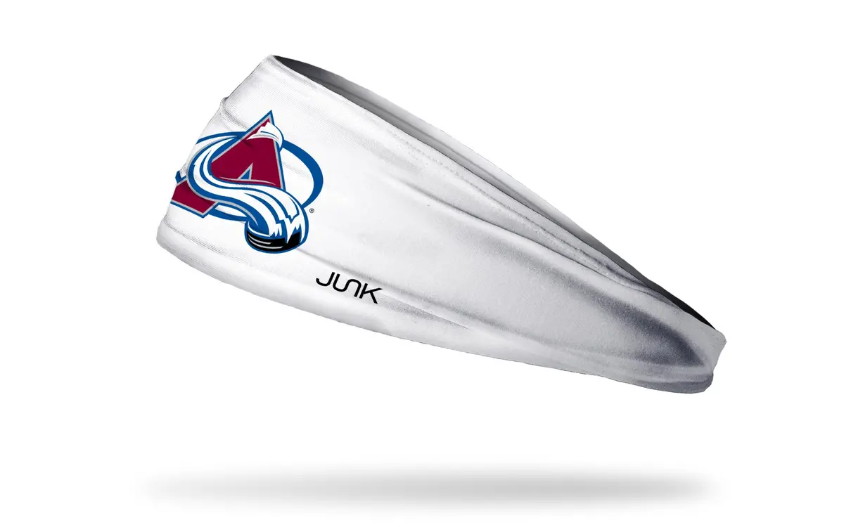 Colorado Avalanche: Logo White Big Bang Lite Headband 1