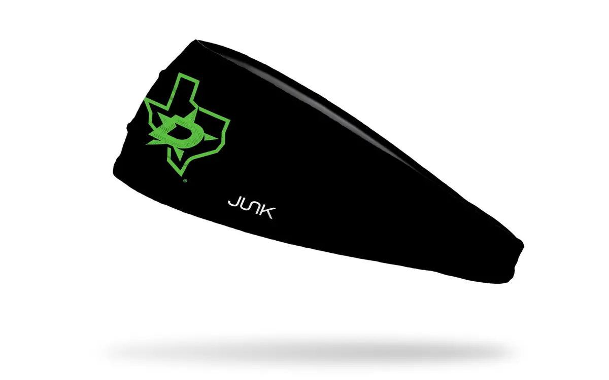 Dallas Stars: State Logo Black Big Bang Lite Headband 1