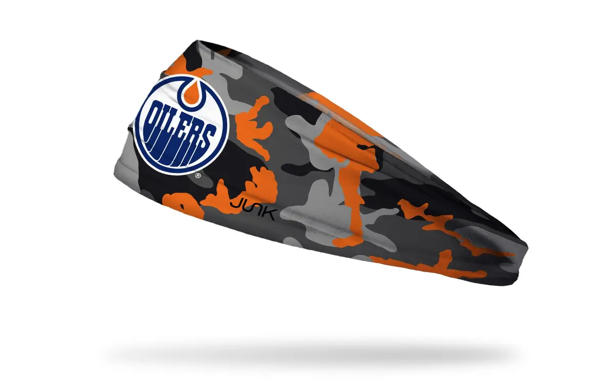 Edmonton Oilers: Camo Pop Big Bang Lite Headband 1
