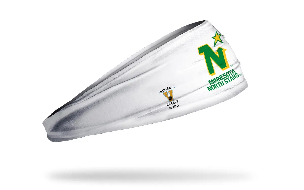 Minnesota North Stars: Vintage White Big Bang Lite Headband 2
