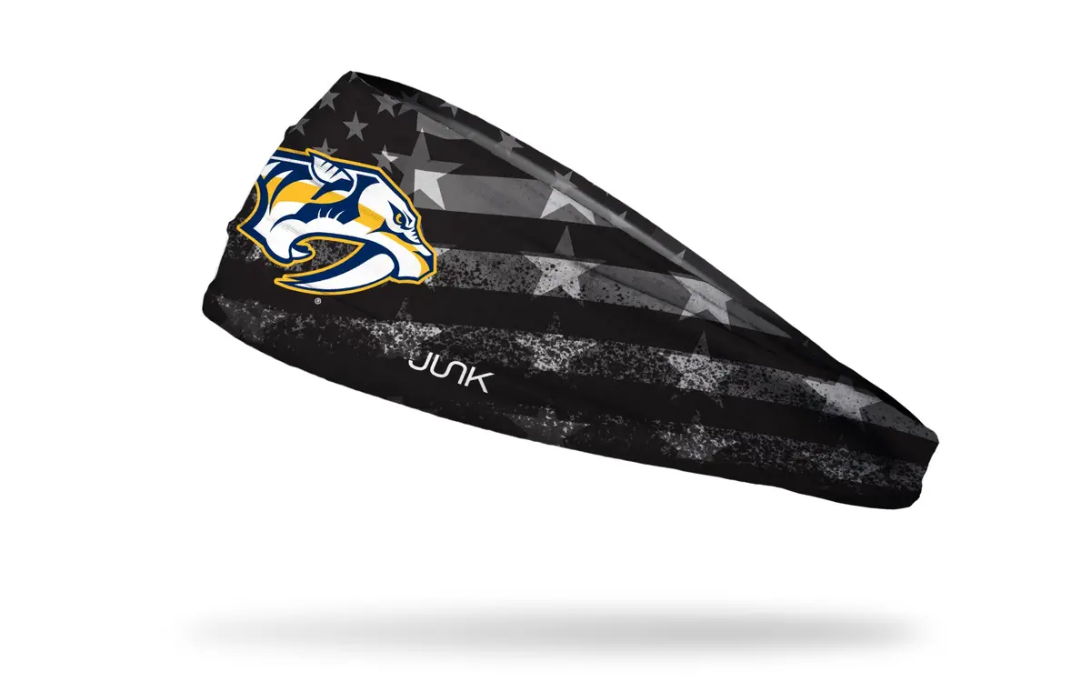 Nashville Predators: Stars & Stripes Big Bang Lite Headband 1
