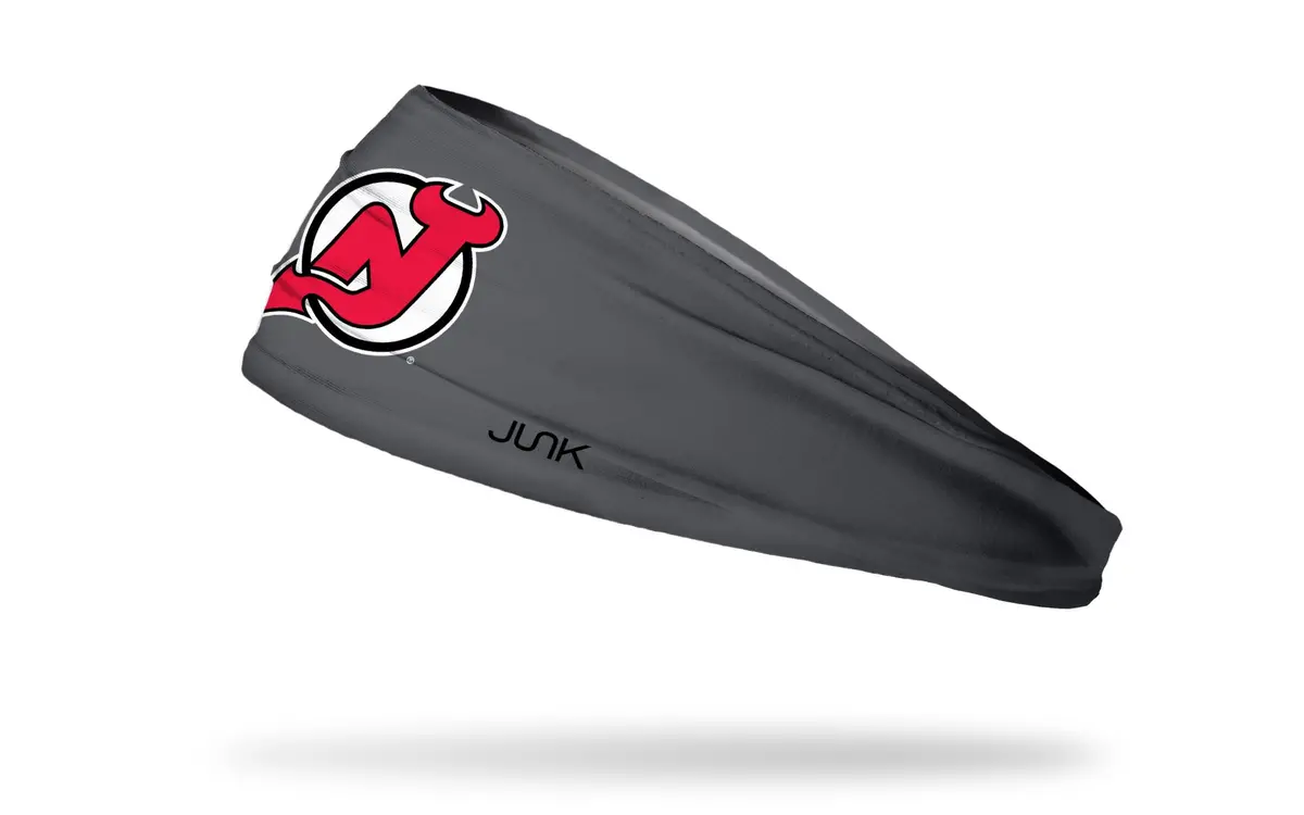 New Jersey Devils: Logo Gray Big Bang Lite Headband 1