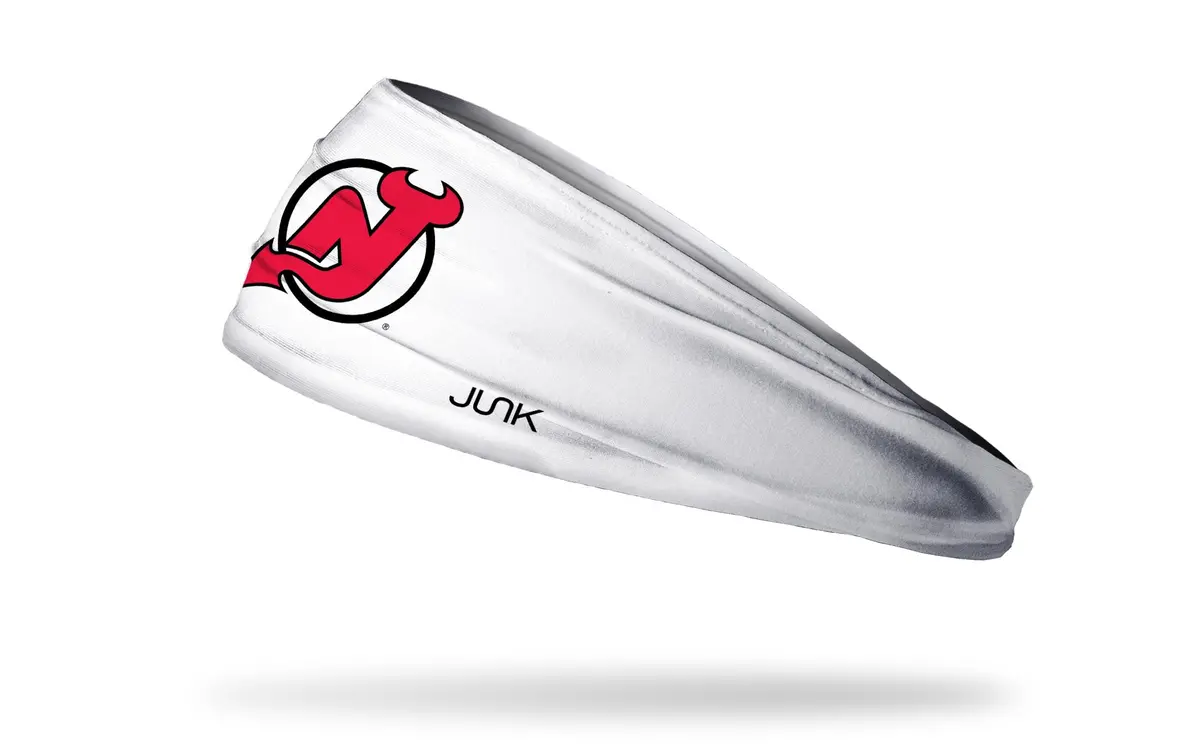 New Jersey Devils: Logo White Big Bang Lite Headband 1