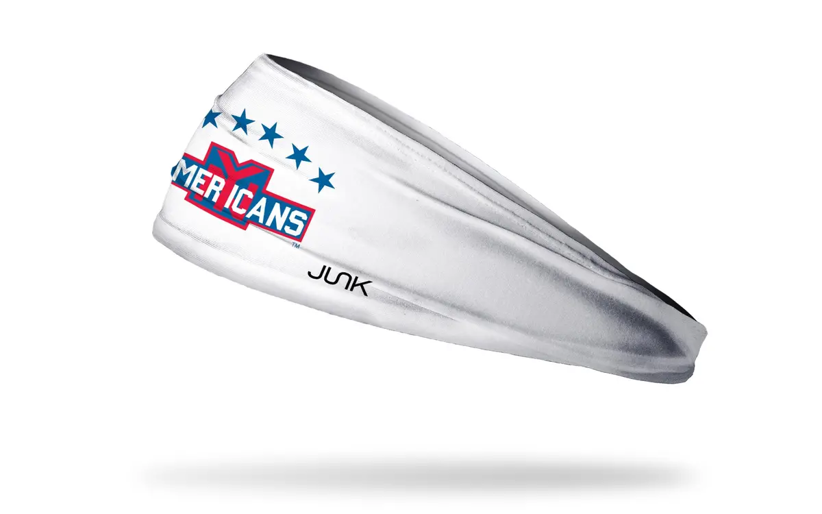 New York Rangers: Vintage White Big Bang Lite Headband 1