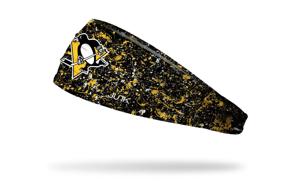 Pittsburgh Penguins: Splatter Big Bang Lite Headband 1