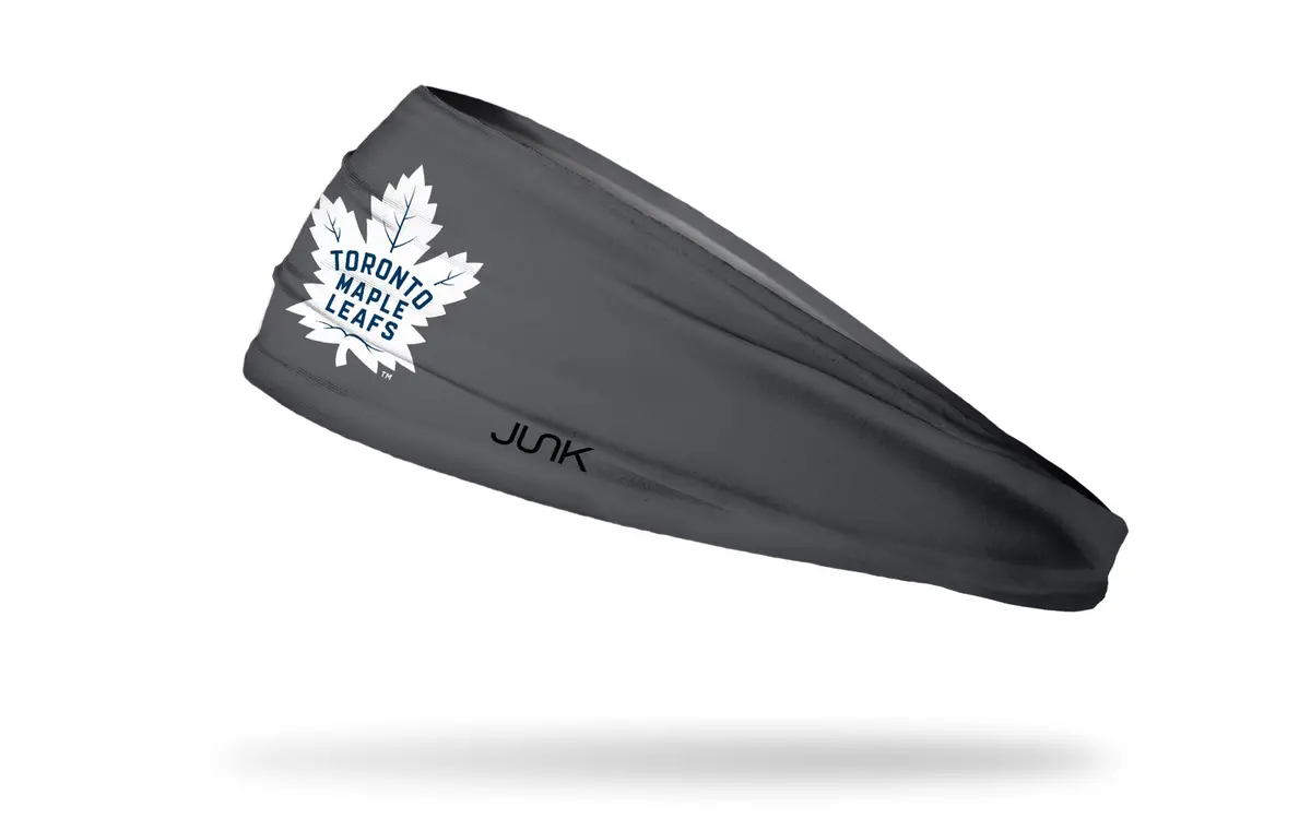 Toronto Maple Leafs: Logo Gray Big Bang Lite Headband 1