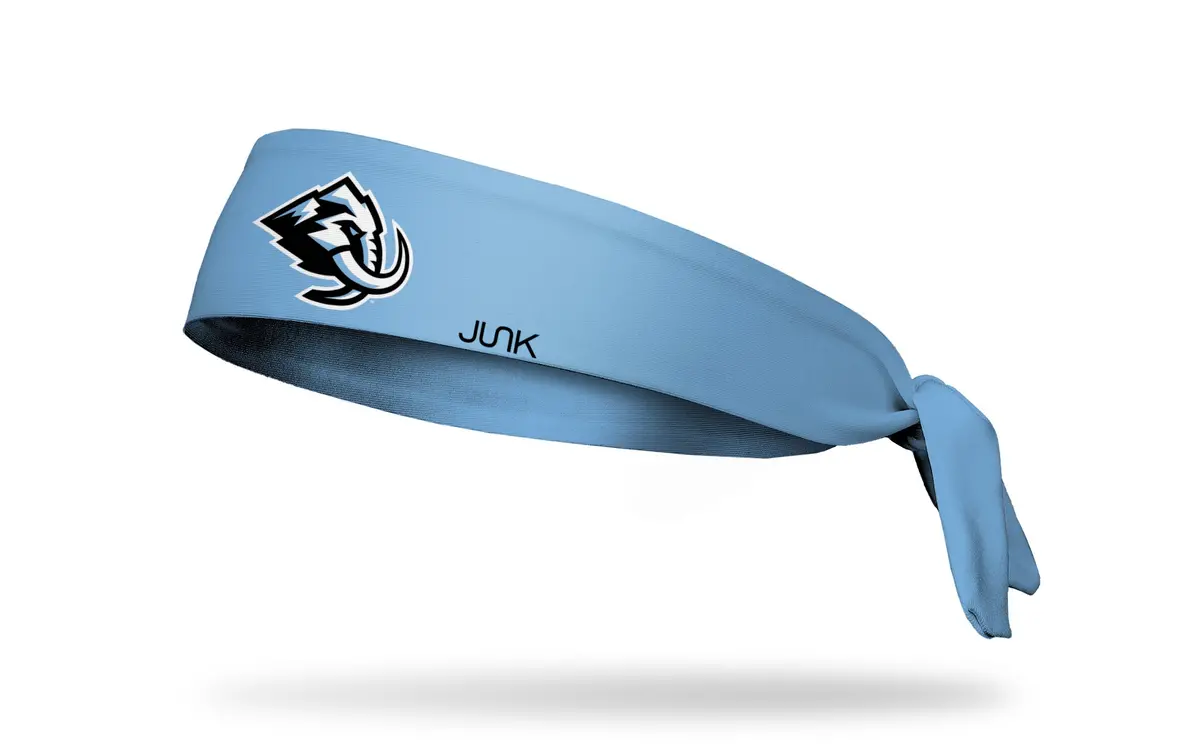 Utah Mammoth: Logo Blue Flex Tie Headband 1