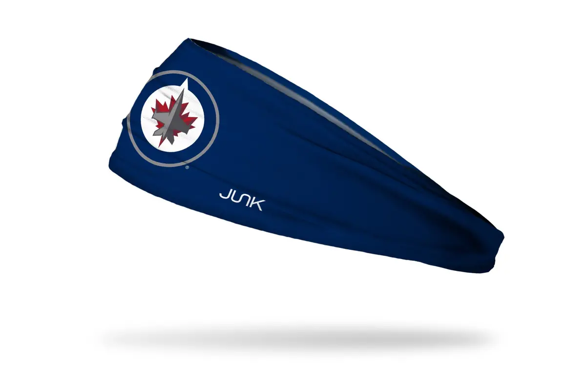 Winnipeg Jets: Logo Blue Big Bang Lite Headband 1