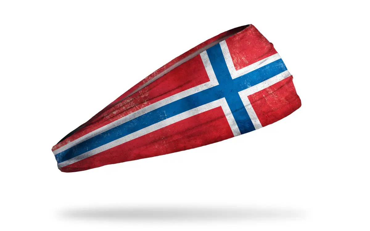 Norway Grunge Flag Headband 1
