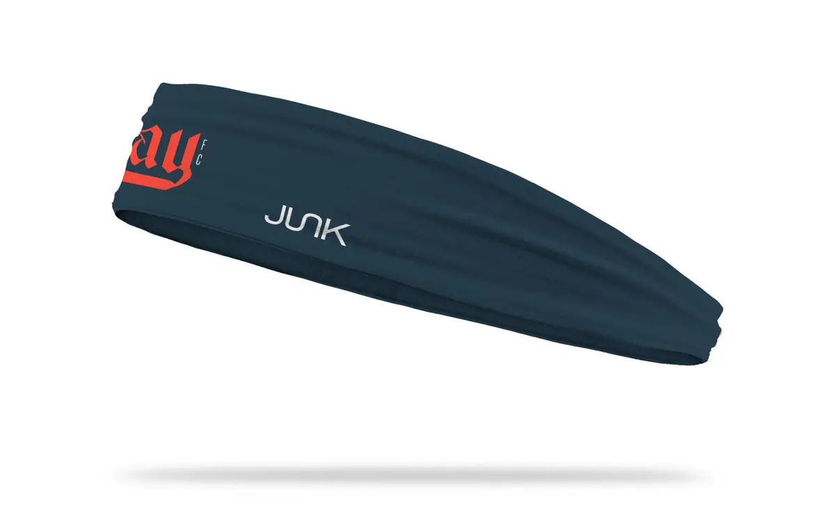 Bay Fc: Logo Navy Infinity Headband 1