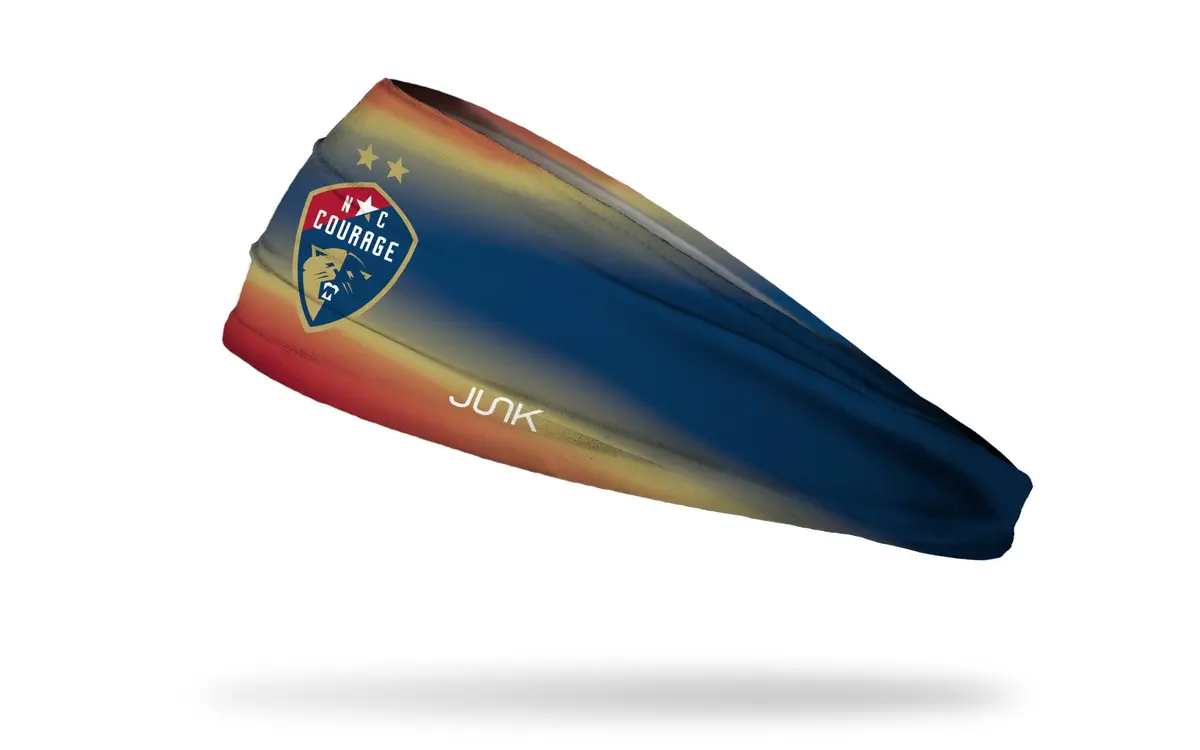 North Carolina Courage: Textured Gradient Big Bang Lite Headband 1