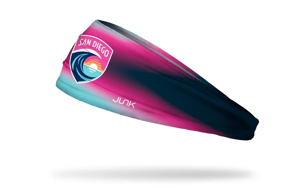 San Diego Wave: Textured Gradient Big Bang Lite Headband 1