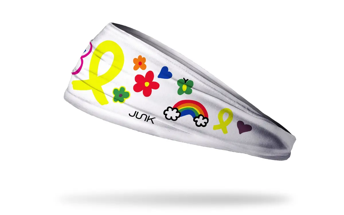 Nyla's Gold Ribbon Big Bang Lite Headband 1