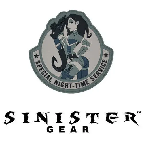 Sinister Gear "Night Time" Pvc Patch - Acu 1