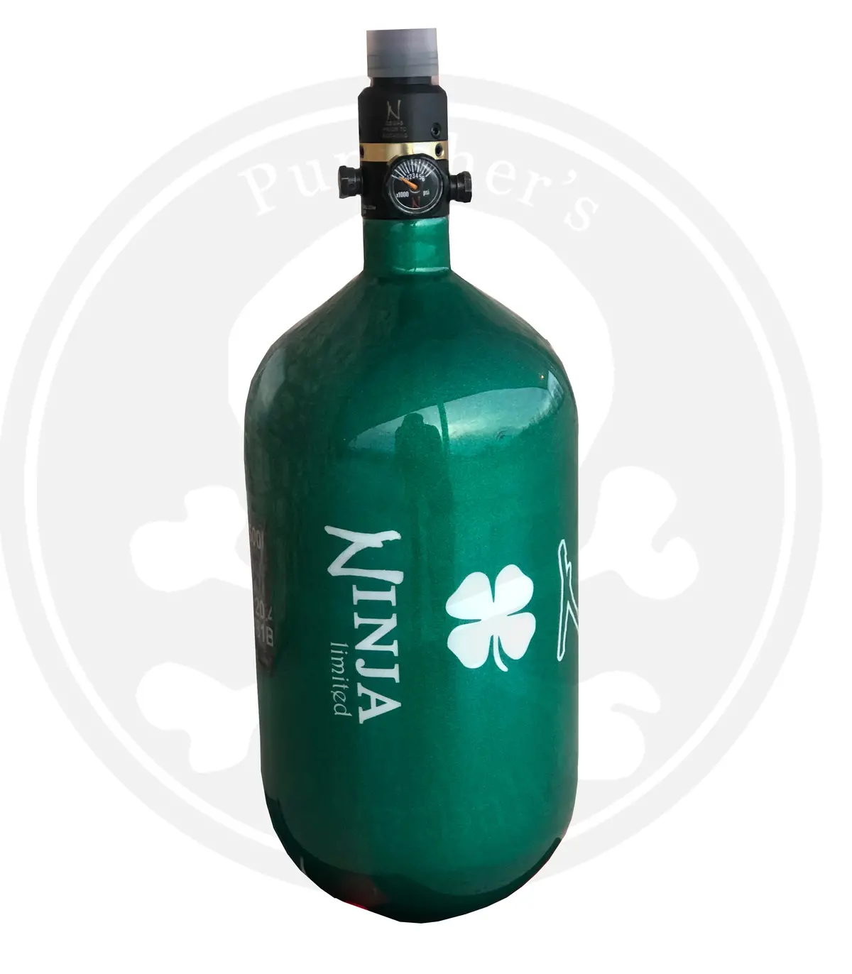Ninja Sl2 68/4500 Paintball Tank - St. Patty's Day Lucky Irish Green Le 1