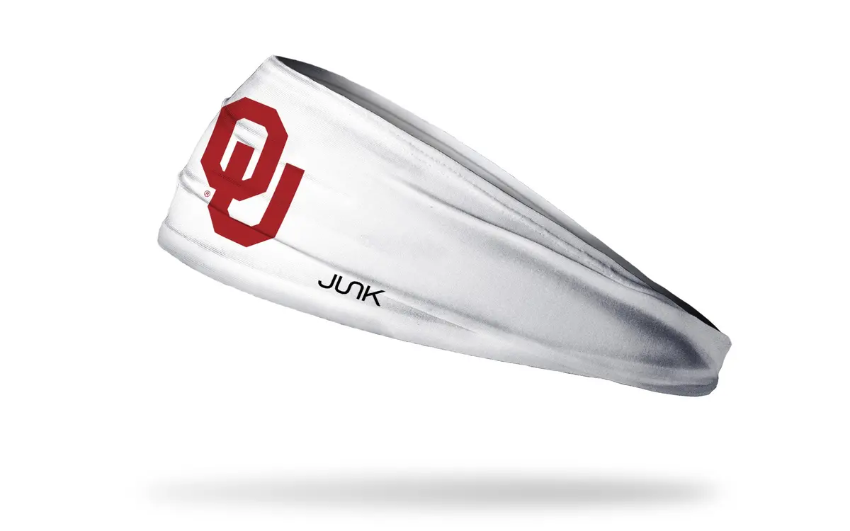 University Of Oklahoma: Ou White Big Bang Lite Headband 1