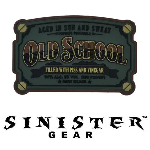 Sinister Gear "Old School" Pvc Patch - Dark 1