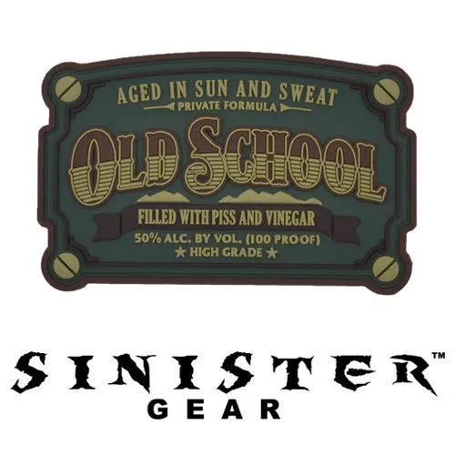 Sinister Gear "Old School" Pvc Patch - Light 1