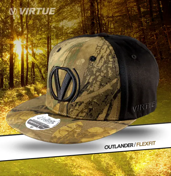 Virtue Highlander Fitted Hat - Mirkwood Camo / Black 1