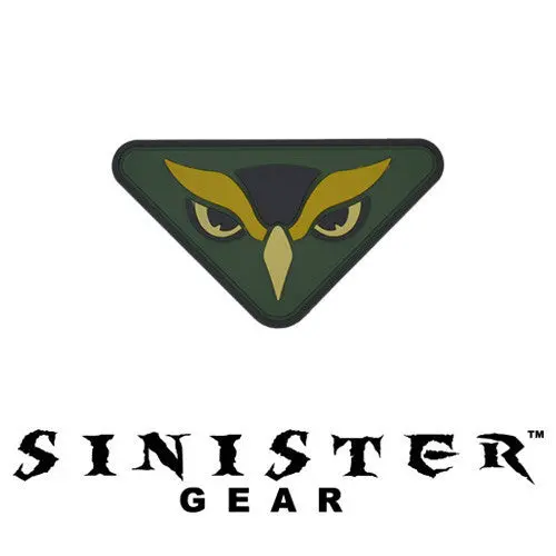 Sinister Gear "Owl" Pvc Patch - Arid 1