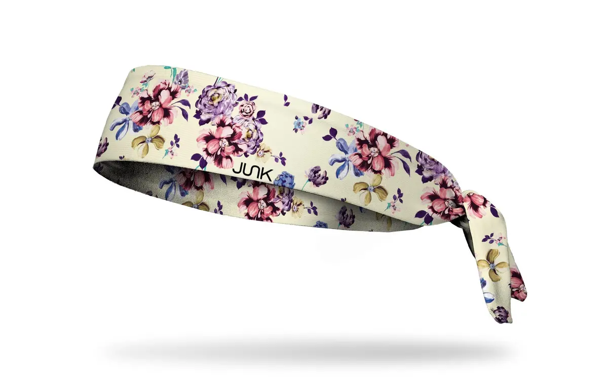 Peony Party Flex Tie Headband 1