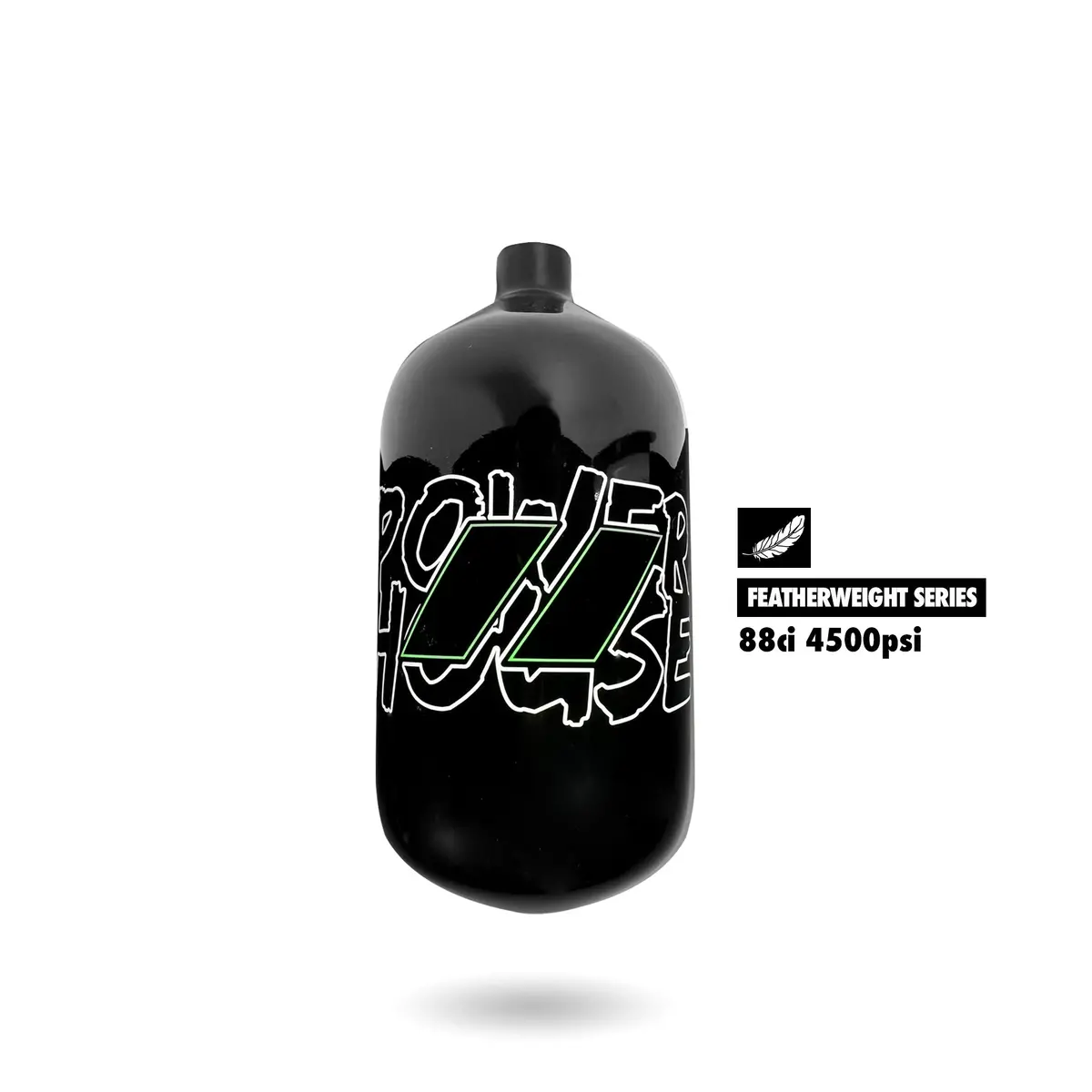 Infamous/Powerhouse™ “Featherweight” Paintball Air Tank 88Ci (Bottle Only) 1