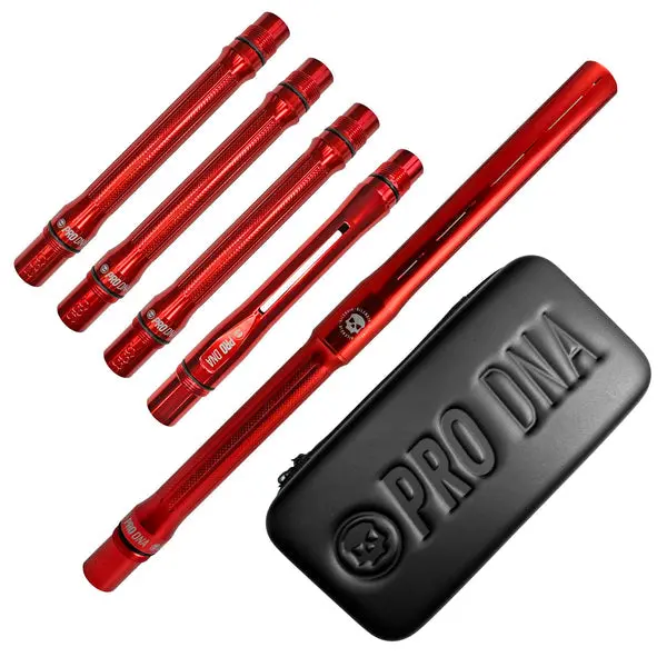 Infamous Pro Dna Silencio™ Barrel Kit - Gloss Red - Cocker Thread 1