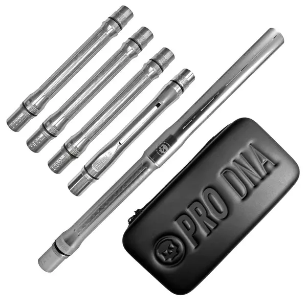 Infamous Pro Dna Silencio™ Barrel Kit - Gloss Silver - Cocker Thread 1