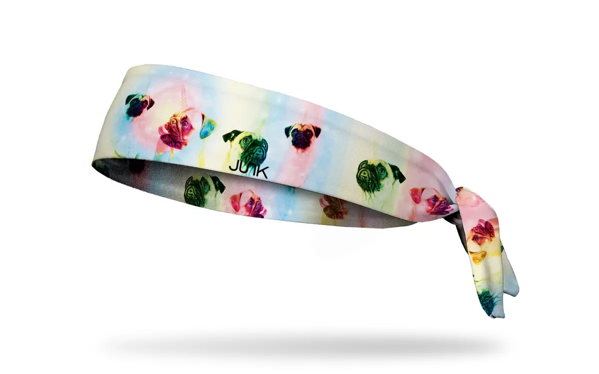 Pugicorn Tie Headband 1