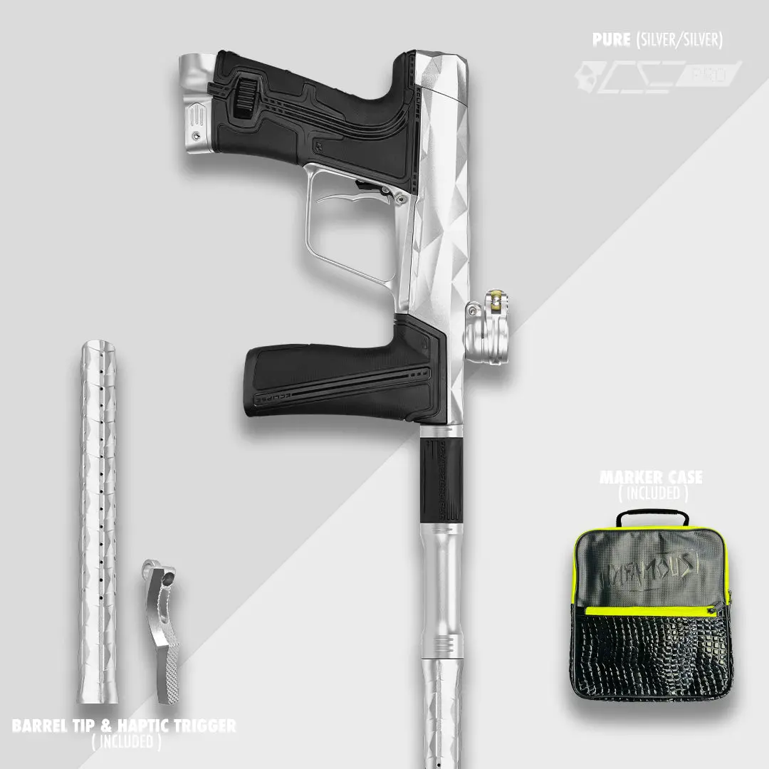 Planet Eclipse/Infamous Cs3 Pro Paintball Gun - Pure (Silver/Silver) 1