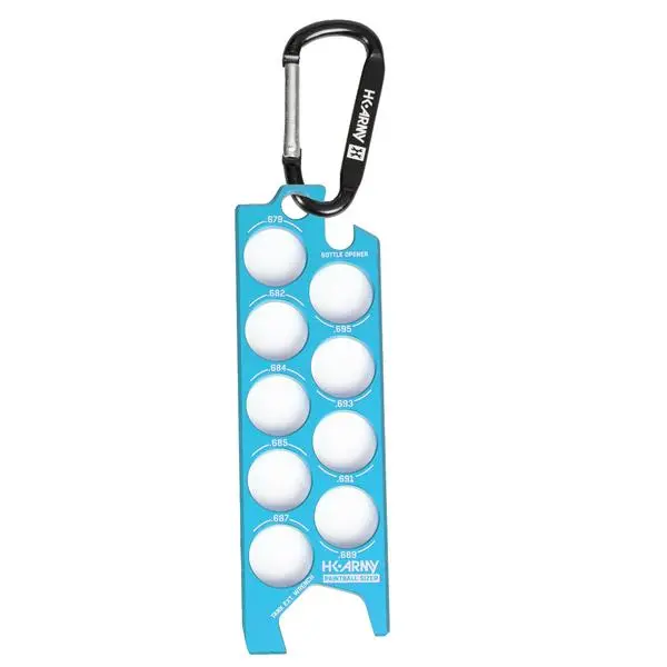 Paintball Sizer Guide - Blue 1
