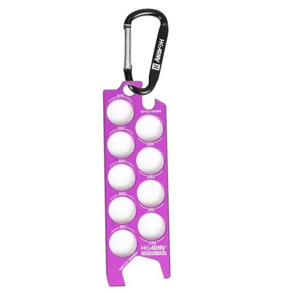 Paintball Sizer Guide - Purple 1