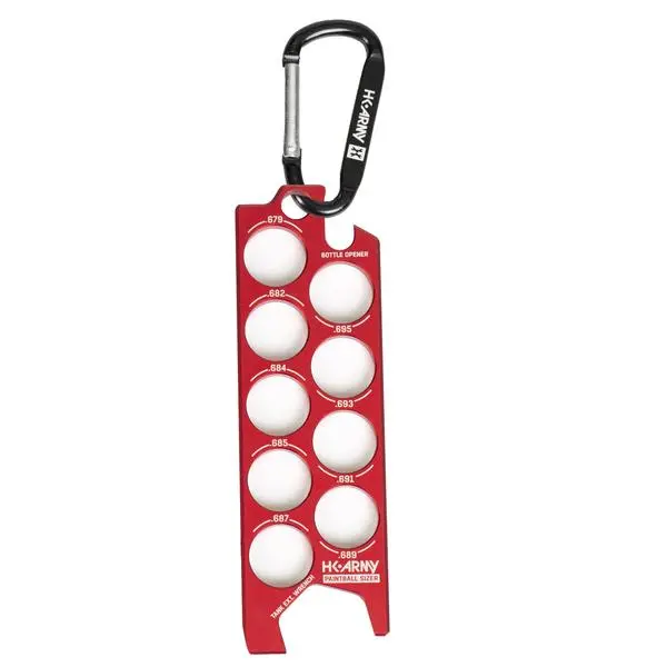 Paintball Sizer Guide - Red 1