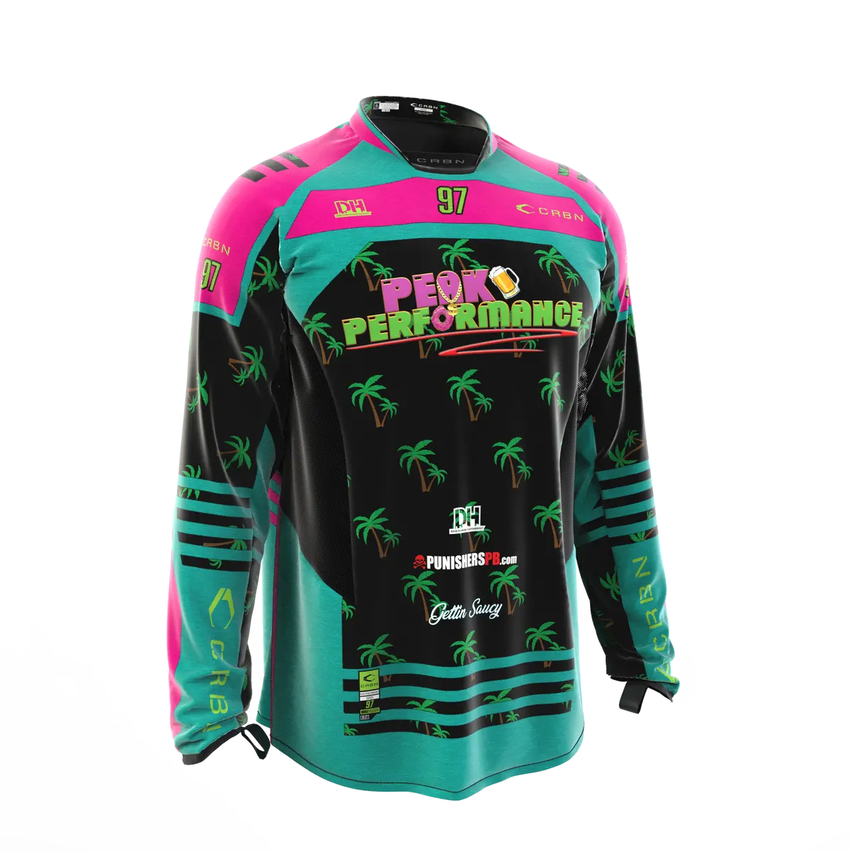 Carbon Sc Custom Paintball Jersey - Peak Performance 2023 (Customize Your Name & Number!) 1