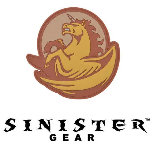 Sinister Gear "Pegasus" Pvc Patch - Orange 1