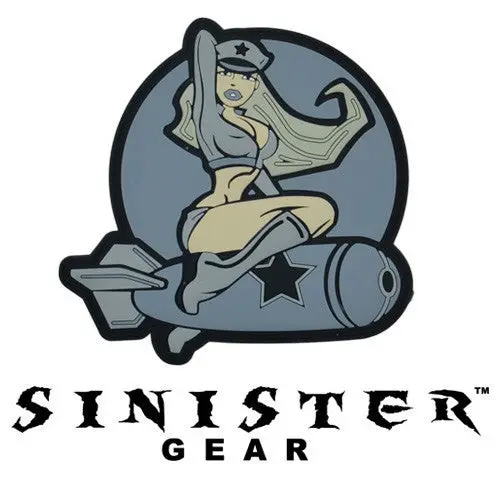 Sinister Gear "Pinup Bomb" Pvc Patch - Acu 1