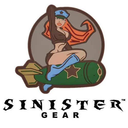 Sinister Gear "Pinup Bomb" Pvc Patch - Od 1