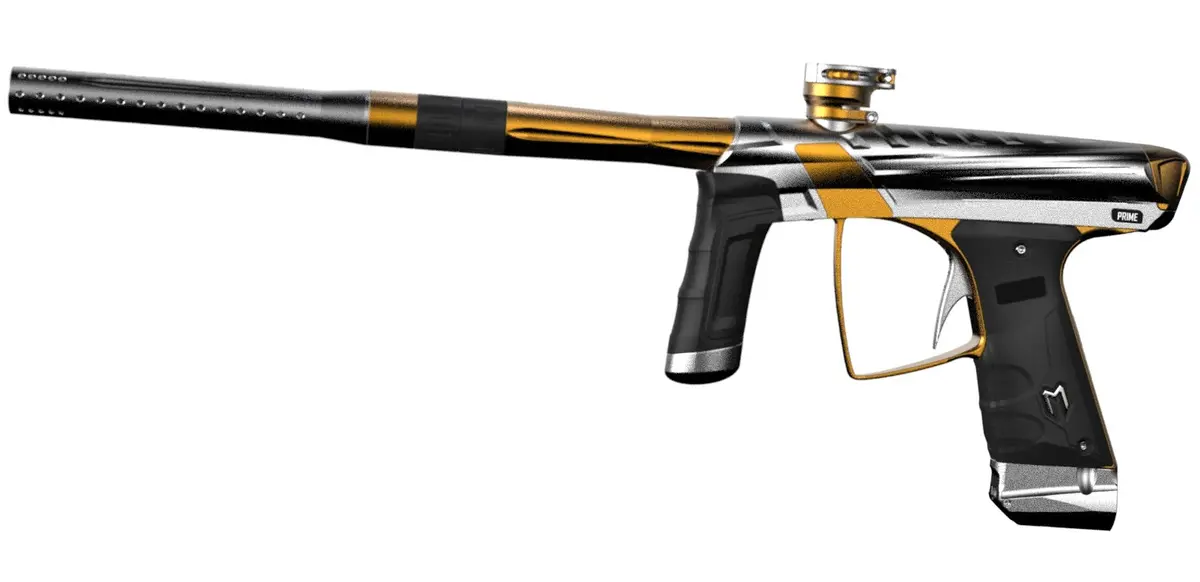 Macdev Prime Xts Paintball Gun - Zeus (Silver/Gold) 1