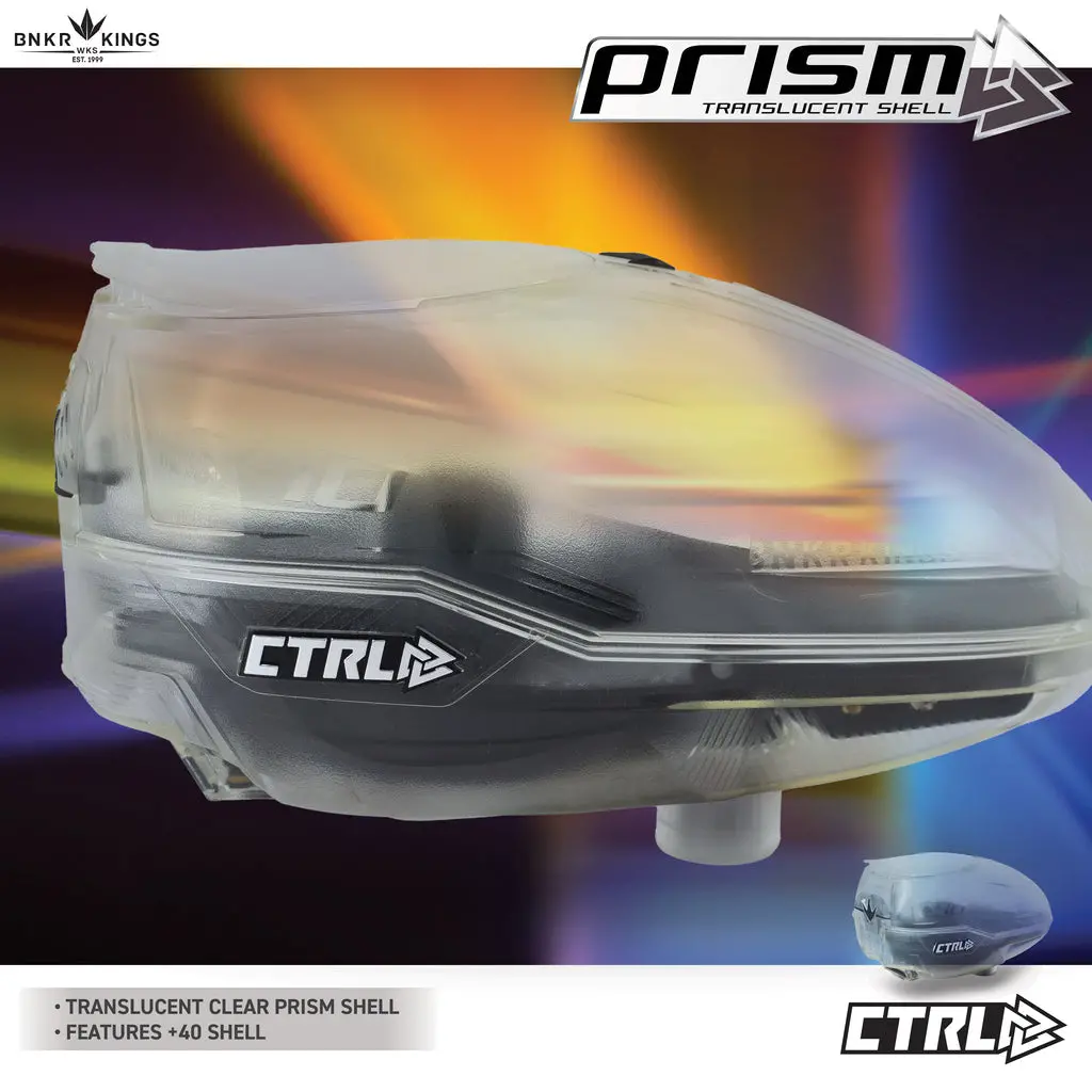 Bunkerkings Prism Ctrl Paintball Loader - Clear (+40 Shell) 1