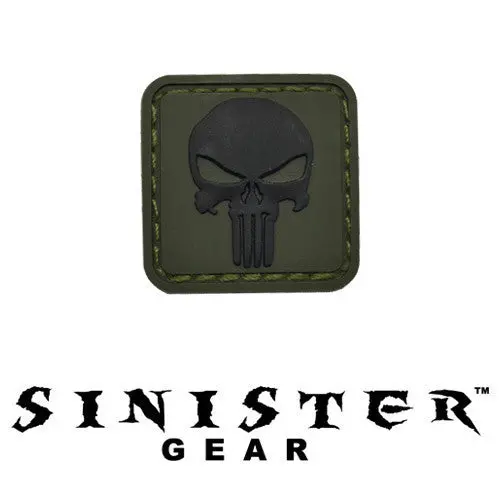Sinister Gear "Punisher Pendant" Pvc Patch - Black 1