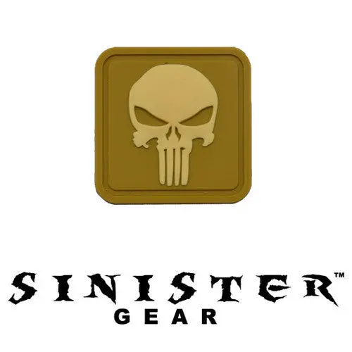 Sinister Gear "Punisher Pendant" Pvc Patch - Green 1